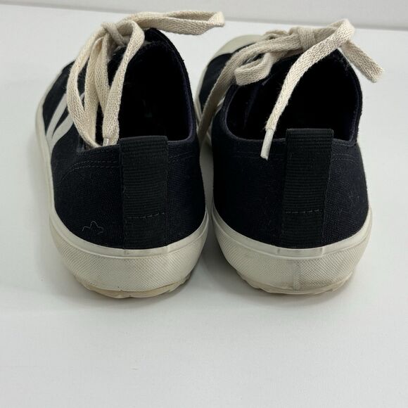 Veja Mens Sneakers Wata Canvas Low Top Black US 8 - Picture 7 of 11